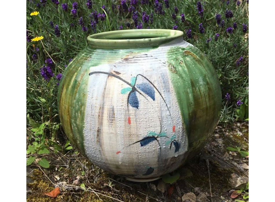 Moon Jar One Geoffrey Healy Pottery