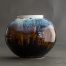 Very large, ceramic, moon jar. Hand-thrown stoneware with exquisite glazing.